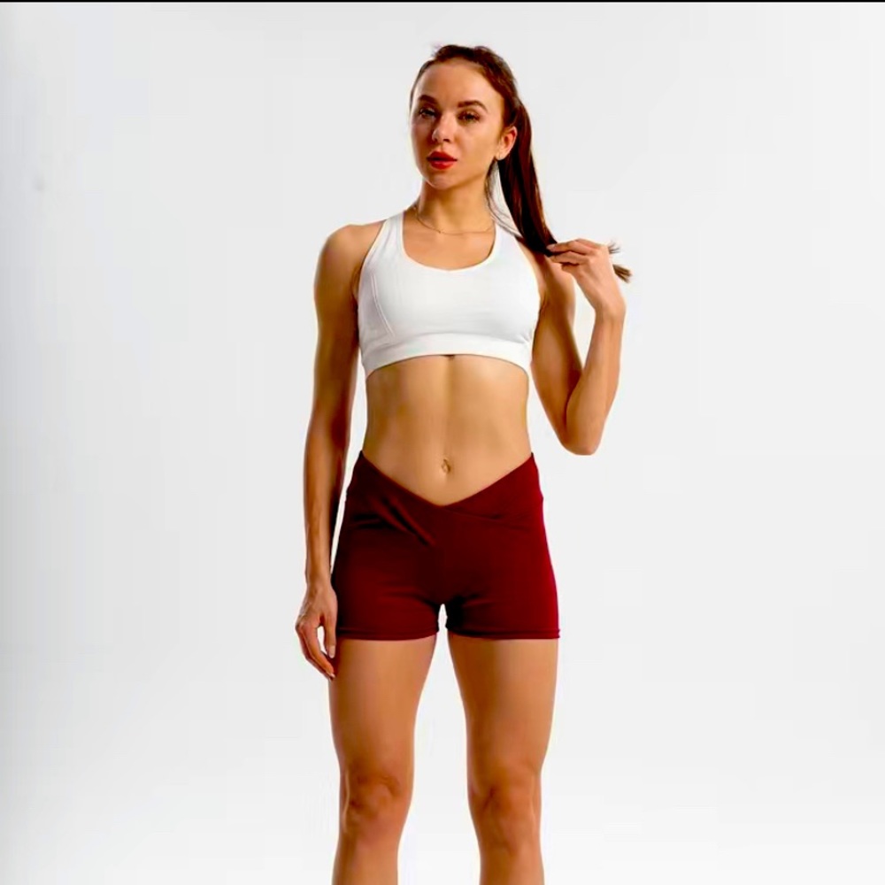 Women’s cross waist biker shorts
